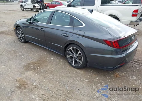 2021 Hyundai Sonata Sel Plus из США, поврежденный, VIN 5NPEJ4J23MH091218